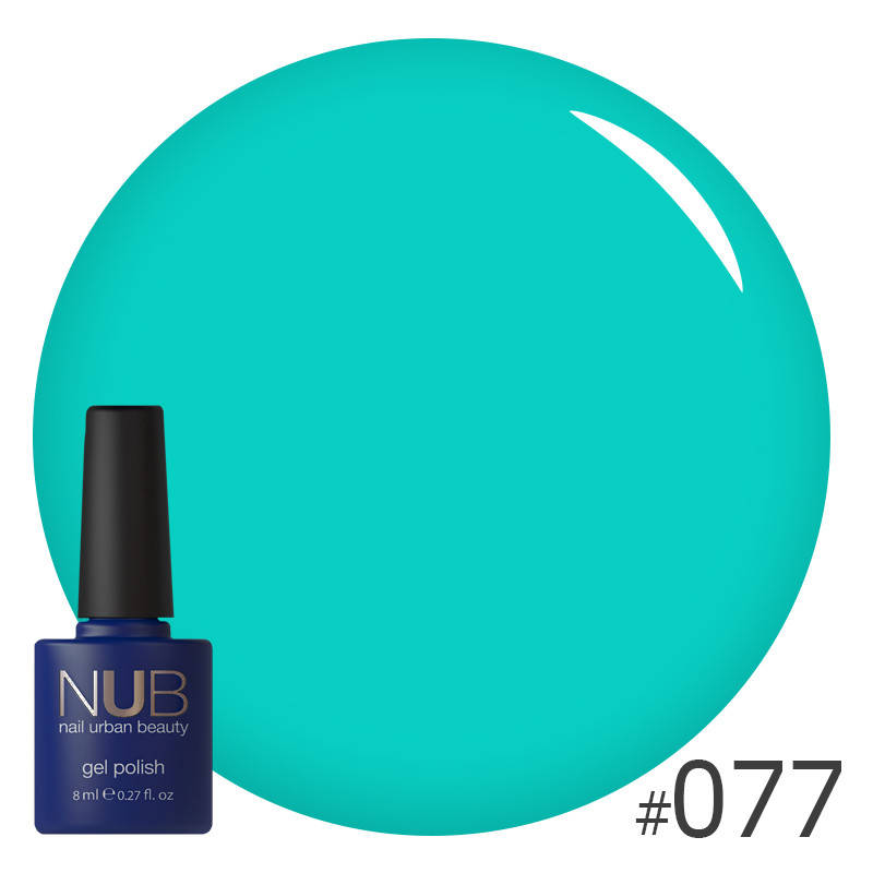 

Гель-лак NUB Young Green № 077 (мятно-бирюзовый), 8 мл