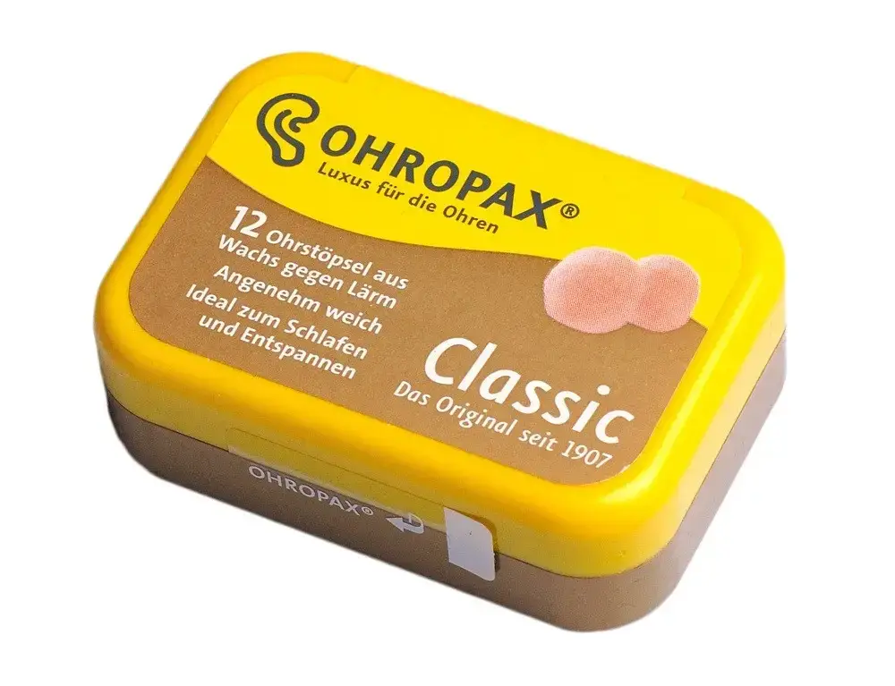 

Восковые беруши Ohropax 6 пар SNR 22 дБ (917-02)