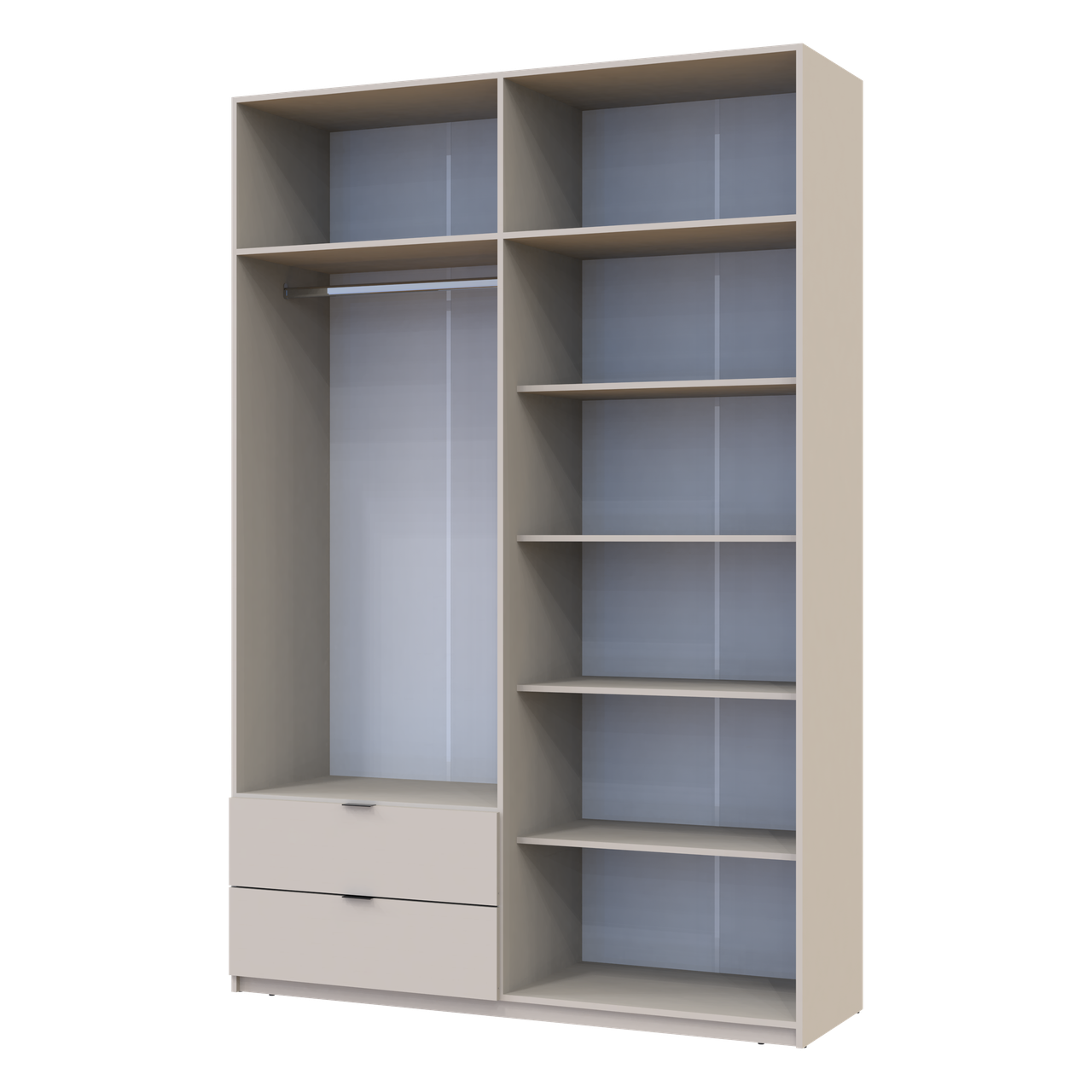 Розпашна Шафа для одягу Doros Лукас Кашемір 180х50х240 (80737729) 3