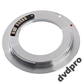 

Адаптер М42 m42 - Canon EOS с чипом AF Серебро
