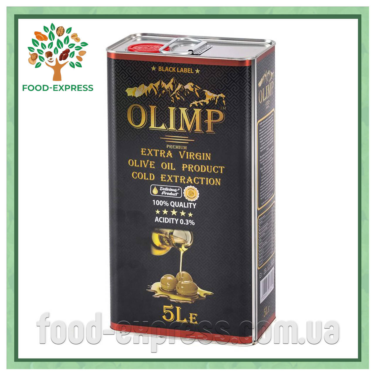 

Оливковое масло Olimp Extra Virgin Olive Oil Gold Extraction рафинированное 5л
