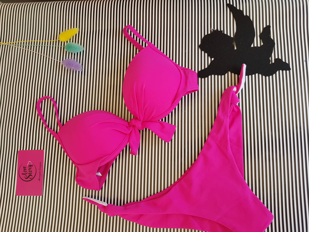 

Купальник Balaloum з пуш-апом, Розовый