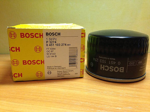 

Фильтр масляный ВАЗ 2108-2109, Bosch 0451103274