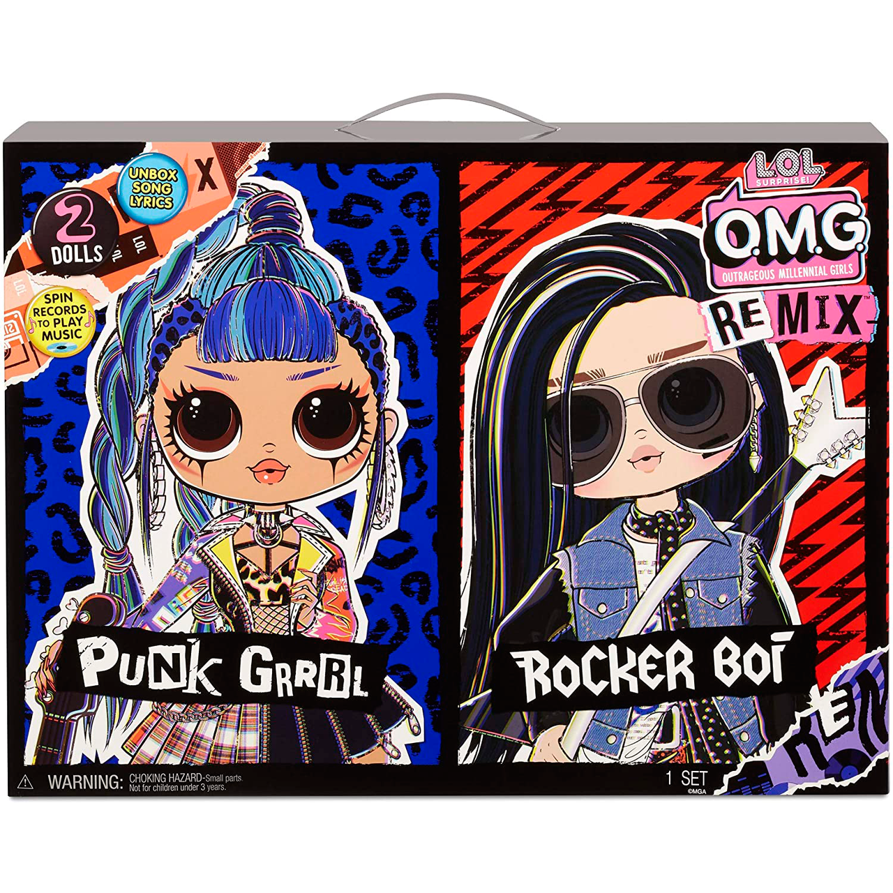 

Игровой набор LOL Surprise OMG Remix Rocker Boi and Punk Grrrl ЛОЛ ОМГ Ремикс Рок-группа