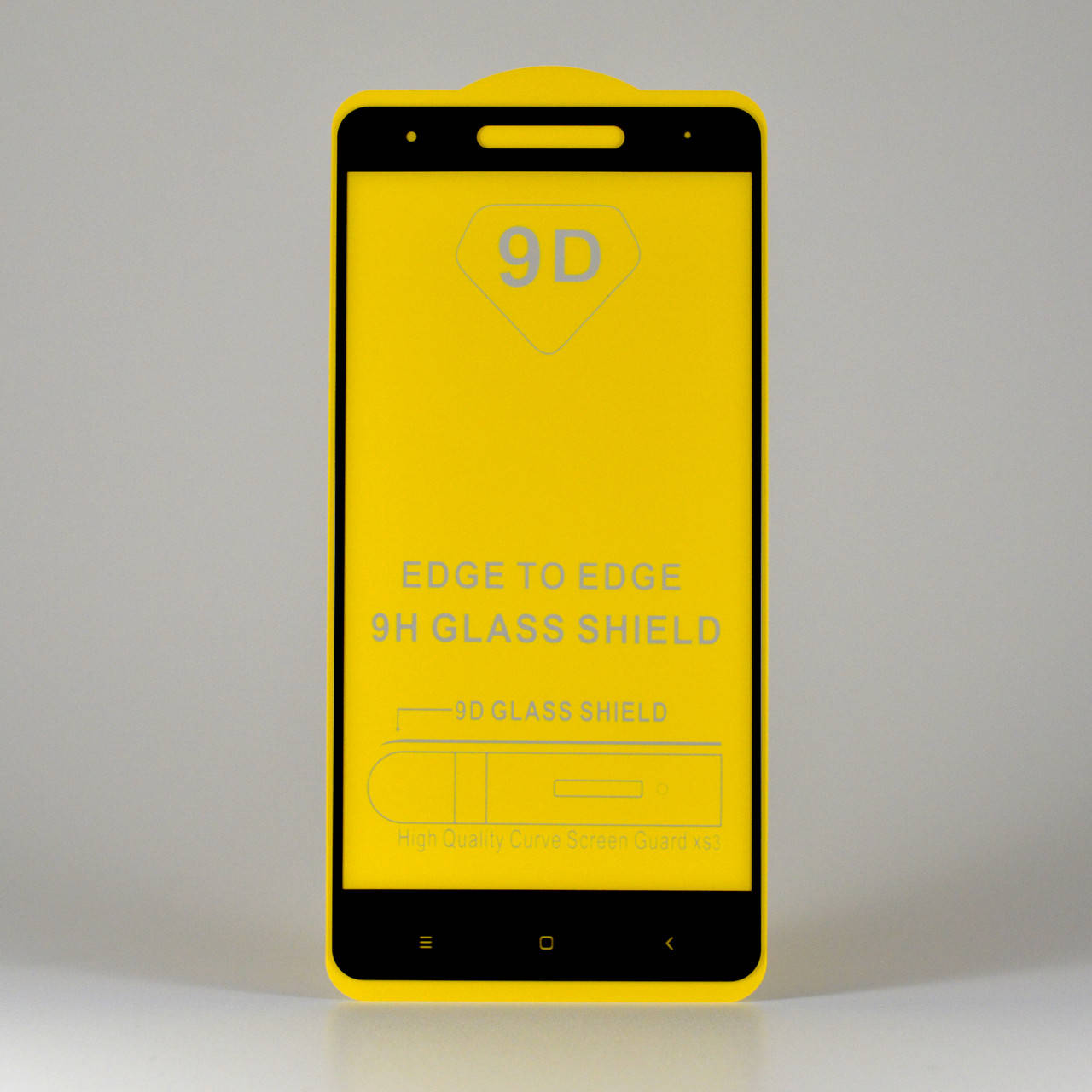 

Защитное стекло на Xiaomi Redmi Note 4X черное клей по всей поверхности, Черный