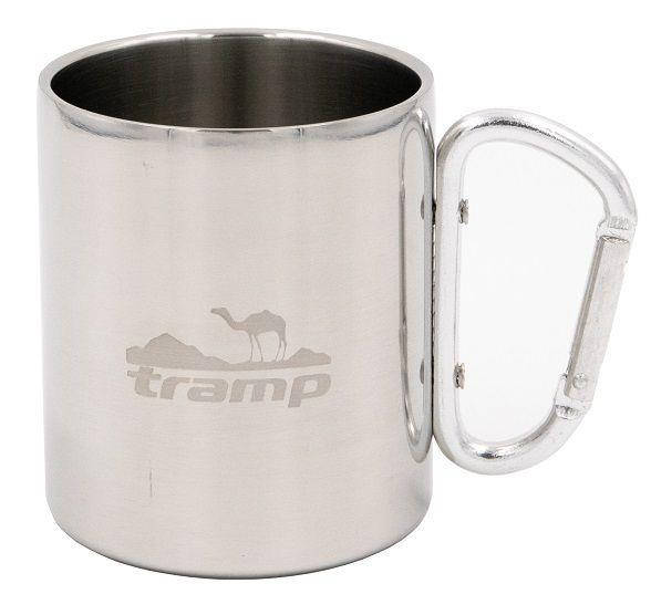 

Термокружка с карабином Tramp TRC-122 350 мл, Серый