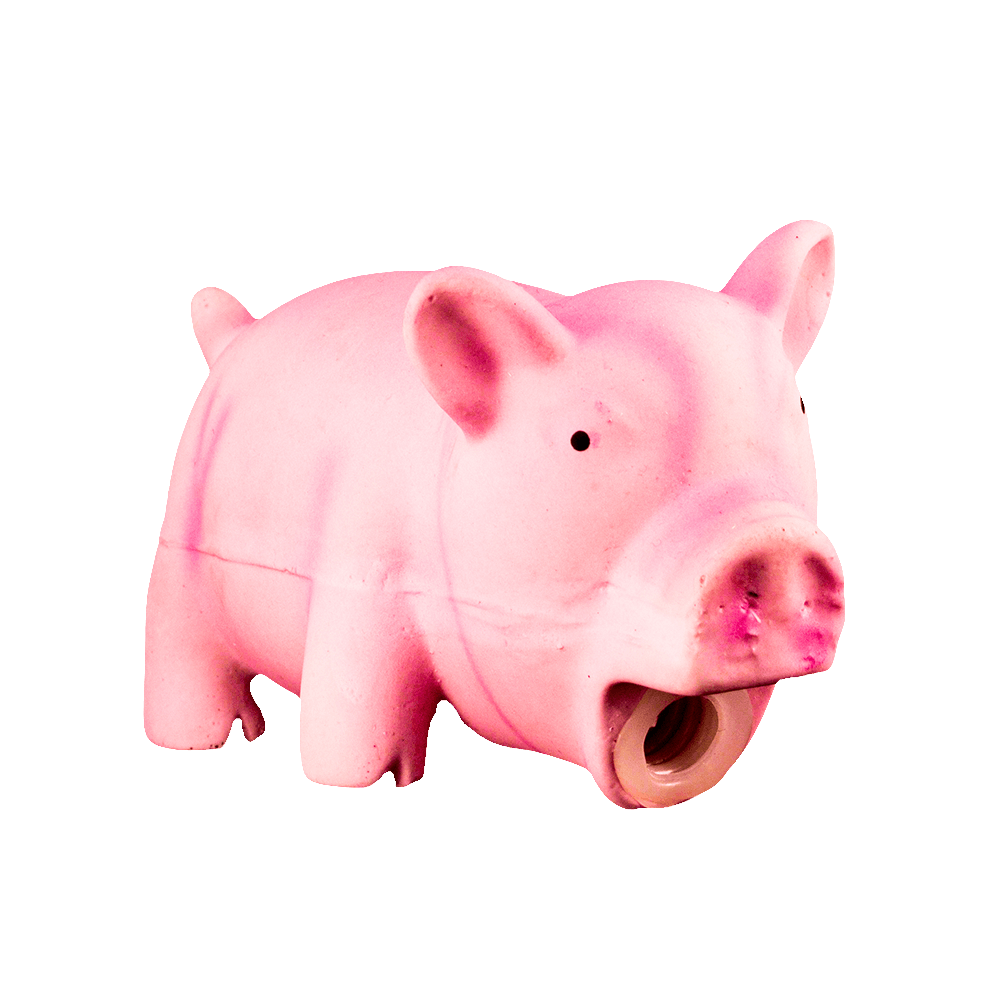 

Игрушка латексная для собак "Свинка" Pawise Pink Latex Pig - S, 15см, Розовый
