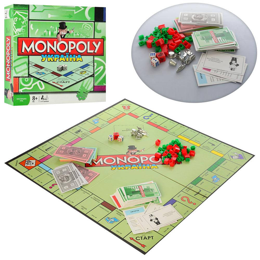 

Монополия (Monopoly) Украина настольная игра 6123 (UA)