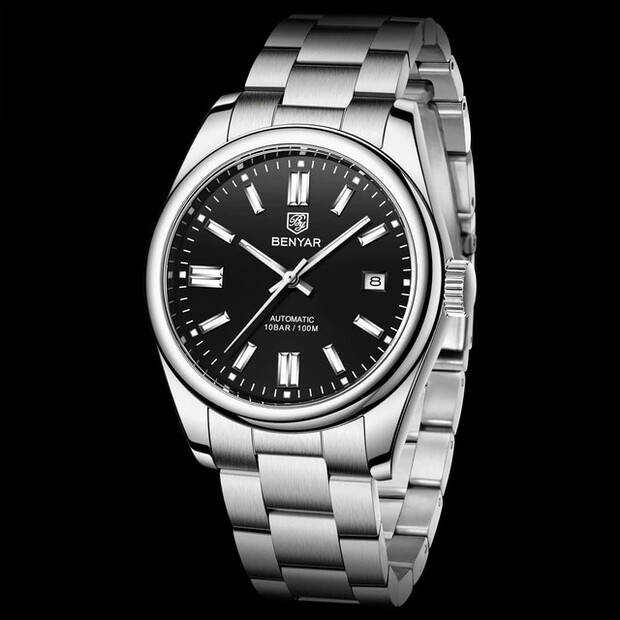 

Мужские часы для плаванья Benyar Automatic механизм Seagull водостойкость 10 атм