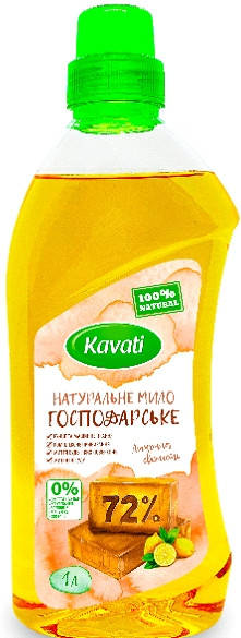

Мило господарське рідке натуральне 1л., "Kavati", ящ-12шт.