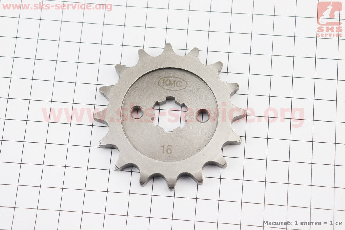 

Звезда передняя - 428H-16T BOXER BM/ВМX 150cc