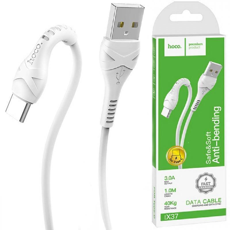 

Кабель USB TYPE C HOCO зарядка и передача данных X 37 Качество!