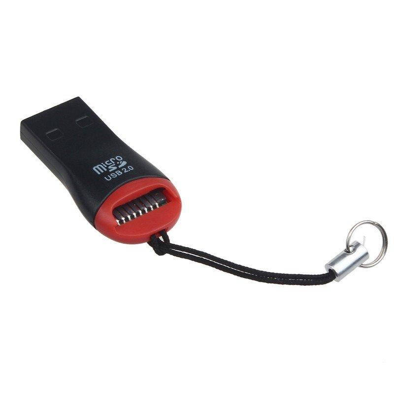 

USB кардридер для карт памяти micro SD, Черный
