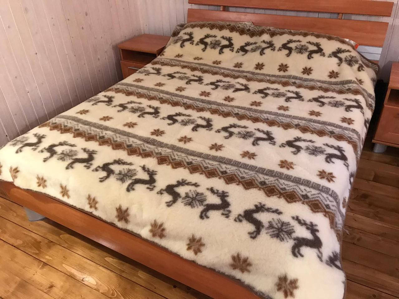 

Одеяло из овечьей шерсти двухспальное