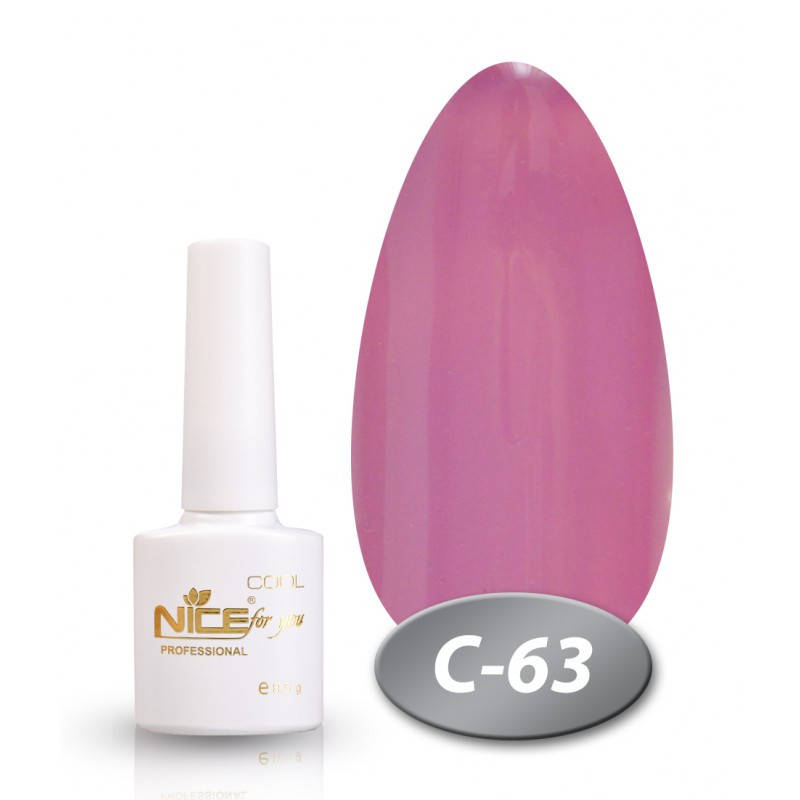 

Гель-лак Nice for you Cool C-63 орхидея 8,5 мл