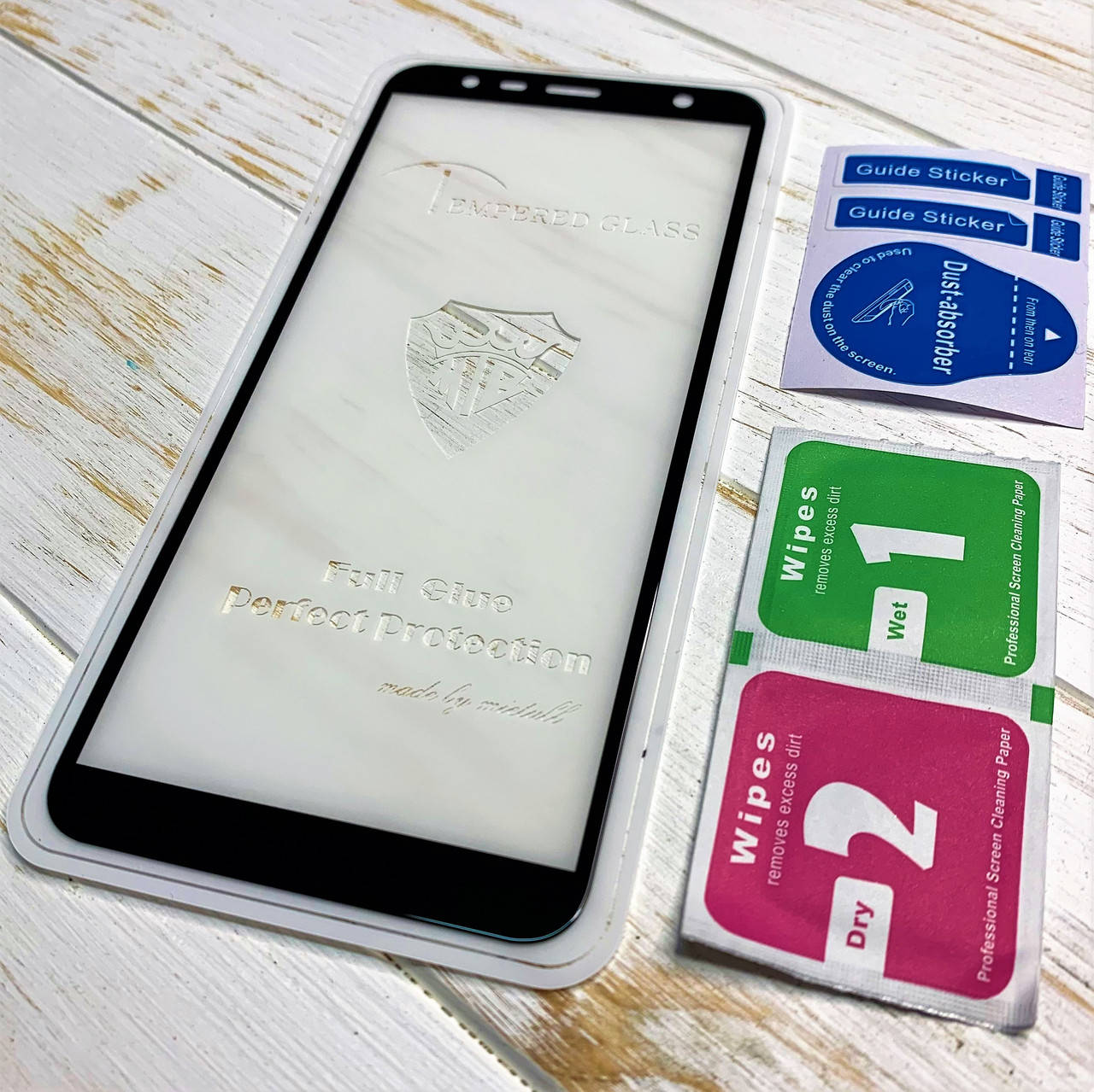 

Защитное стекло для Samsung Galaxy J415 (J4 Plus 2018) FullGlue чёрное, Прозрачный