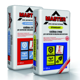 

MASTER STANDARD Клей для плитки. Для внутренних и наружных работ, 25кг