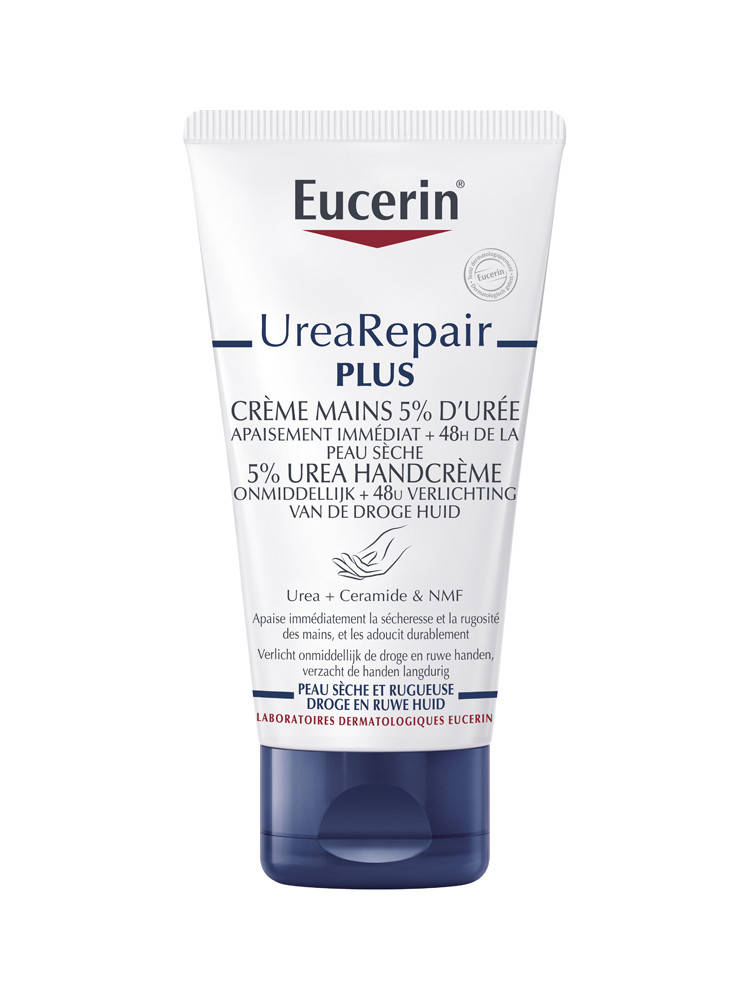 

Крем для сухой кожи рук с мочевиной Эуцерин Уреа Eucerin Urea Repair Hand Cream CREME MAINS 75мл
