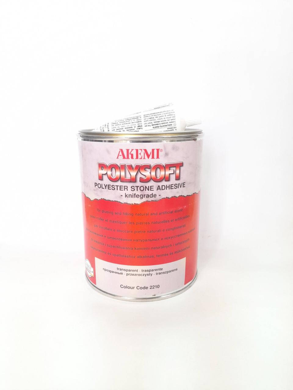 

AKEMI POLYSOFT Прозрачный клей 1кг