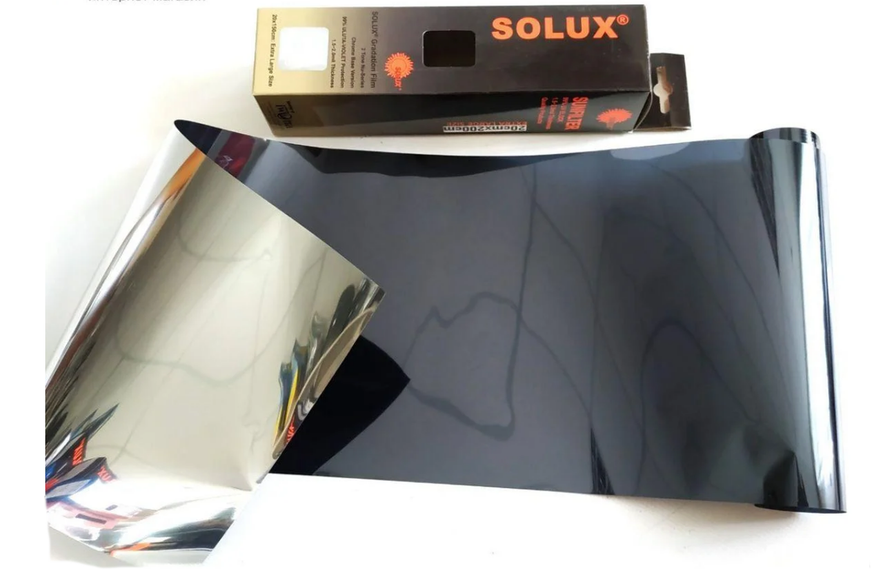 

Пленка - полоса тонировочная лобовая SOLUX 0.2x2.0m Silver/Silver