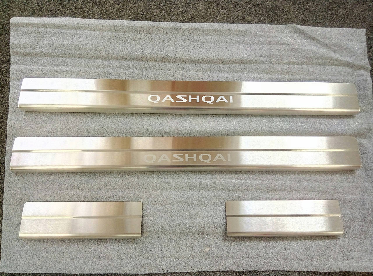 

Накладки на пороги Nissan Qashqai / Qashqai II 2007-/2014- 4шт. Standart
