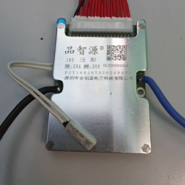 

BMS Li-ion 16S/20А c датчиком температуры