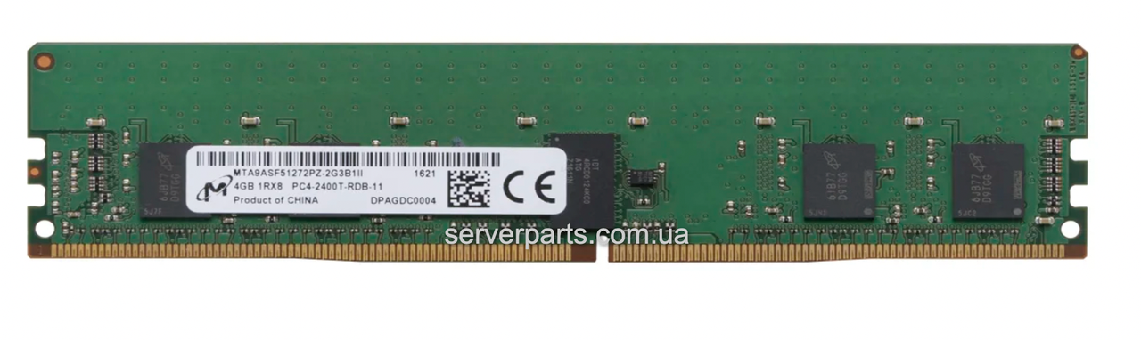

Оперативная память Micron 8gb DDR4 Pc4-2133p (MTA9ASF1G72PZ-2G3B1II) RDIMM ECC Registered