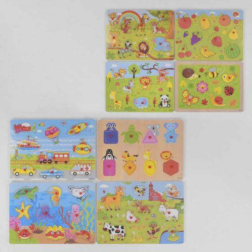 

Деревянная игра Рамка вкладыш С 39480