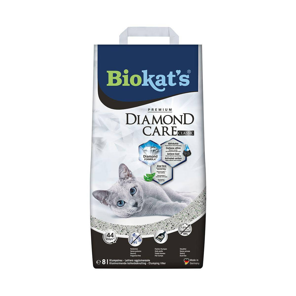 

Biokat's (Германия) Наполнитель бентонитовый Biokats Diamond Classic 8 литров