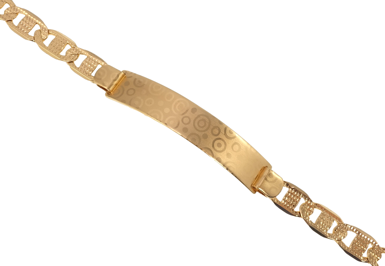 

Браслет Xuping Позолота 18K "Вставка с узором напылением" длина 19см х 8мм