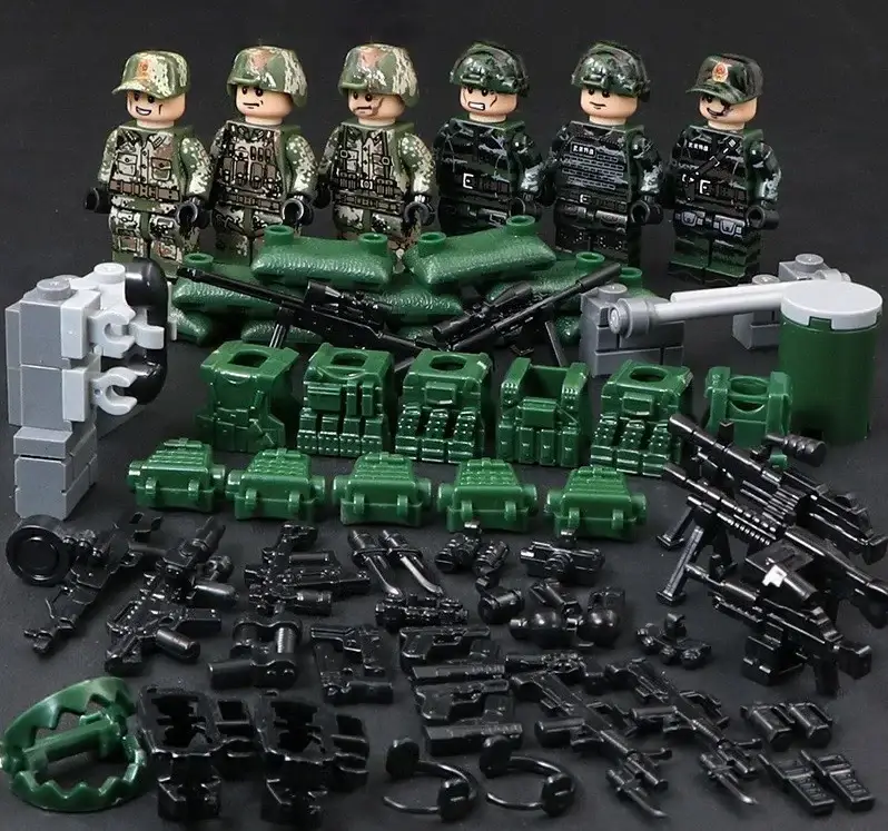 

Фигурки человечки военные спецназ солдаты оружие для лего lego