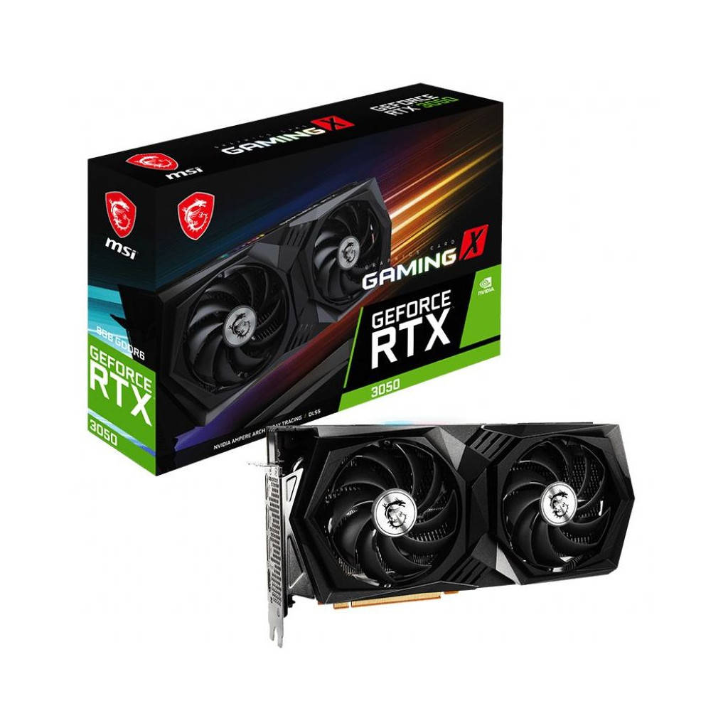 

Видеокарта MSI GeForce RTX3050 8Gb GAMING X (RTX 3050 GAMING X 8G)