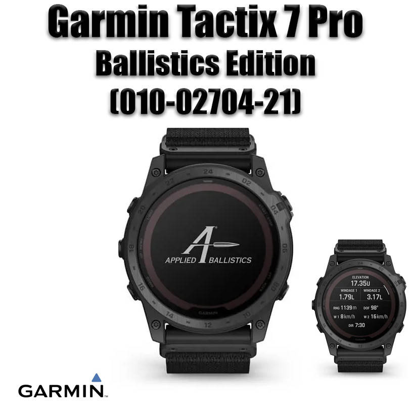 

Смарт- часы Garmin Tactix 7 Pro Ballistics Edition (010-02704-21)