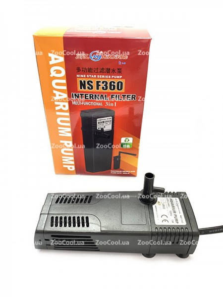 

Внутренний фильтр для аквариума Minjiang NS F-360 до 90 литров