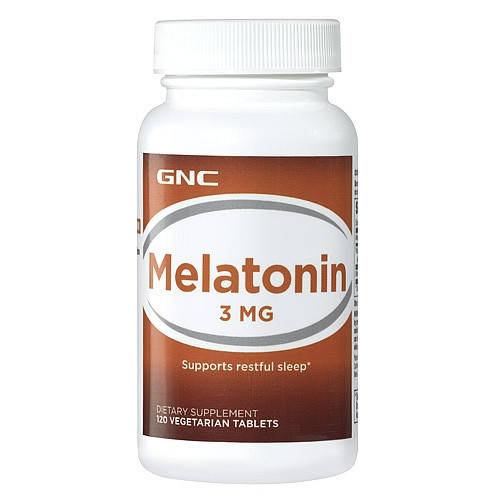 

Мелатонін для покращення сну GNC Melatonin 3 мг 120 tabs