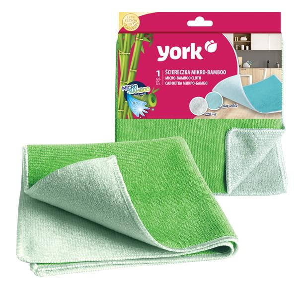 

Салфетка для уборки микрофибра + бамбук Универсальная York