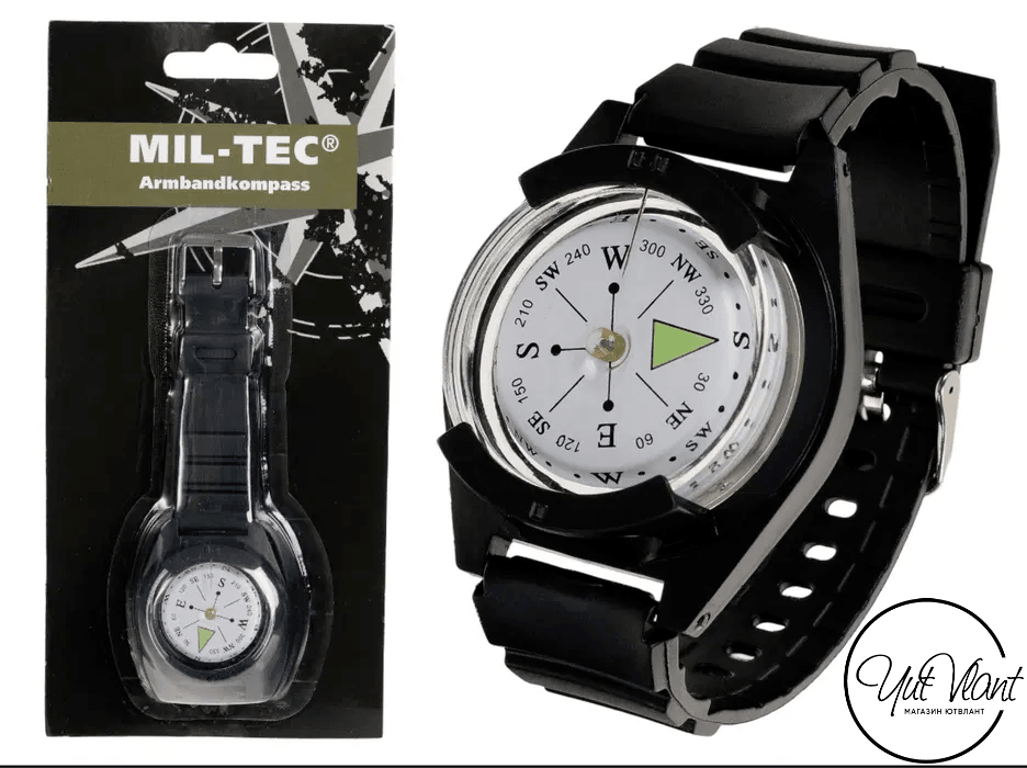 

Компас с ремешком на запястье Mil-Tec – черный