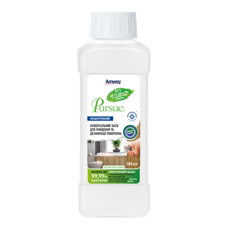 

Amway™ Pursue™ Концентрированное универсальное дезинфицирующее чистящее средство