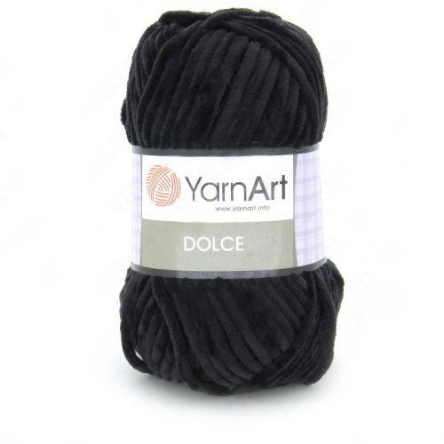 

Yarnart Dolce черный № 742