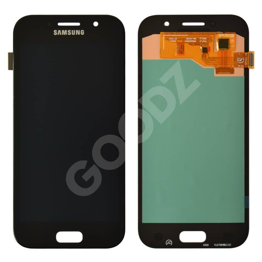 

Дисплей для Samsung A520F DS Galaxy A5 (2017) с тачскрином в сборе, цвет черный, OLED