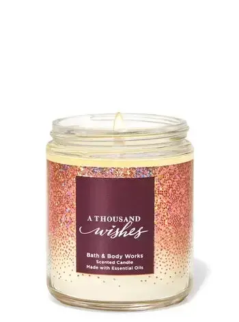 

Ароматизированная свеча A Thousand Wishes Bath & Body Works, Белый