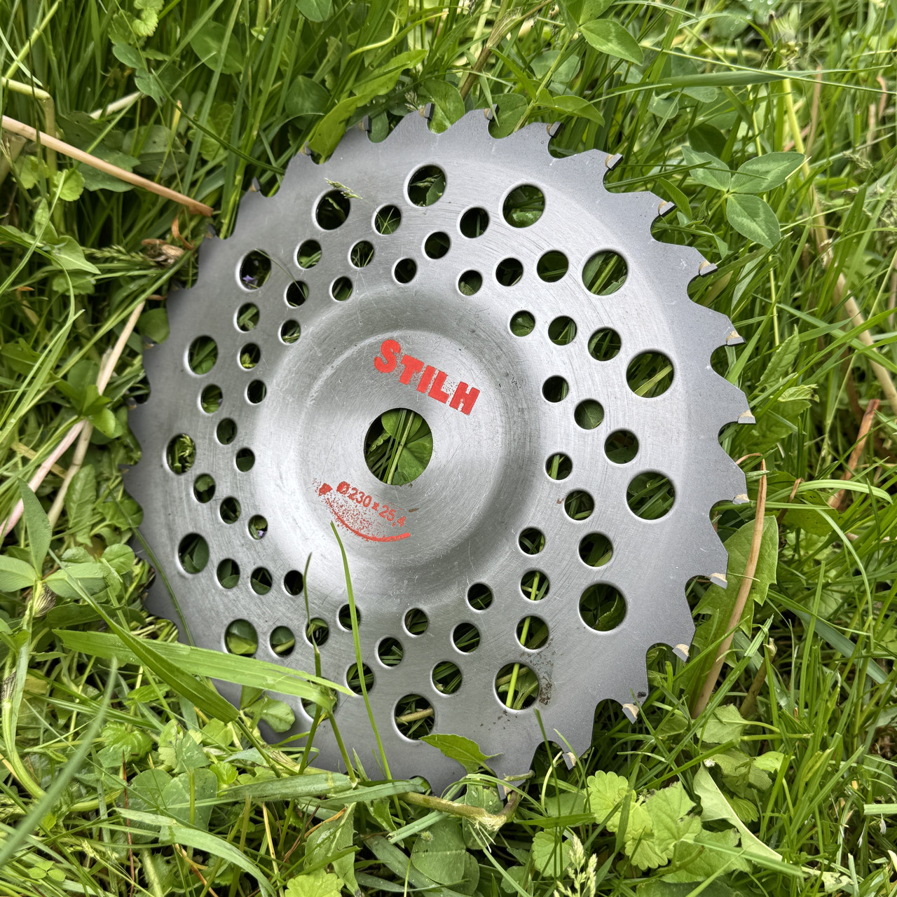 Диск напайний D230xd25,4xz36 ввігнутий для травокоса / бензокоси / кусторіза