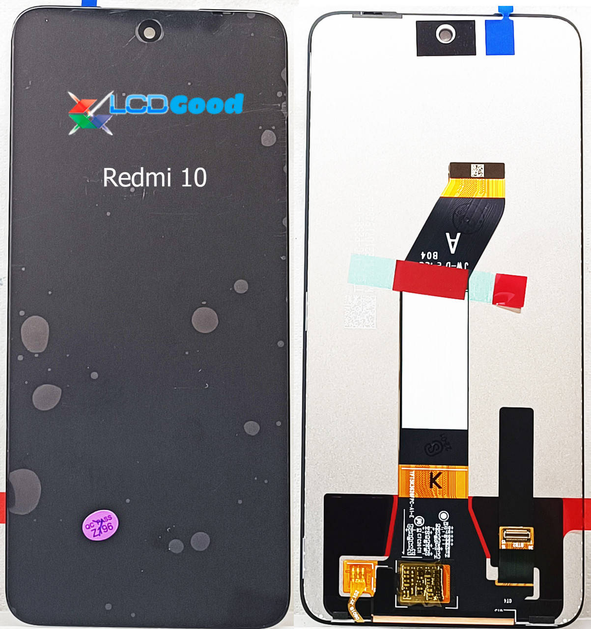 

Модуль ( дисплей + сенсор ) Xiaomi Redmi 10 чорний, Черный