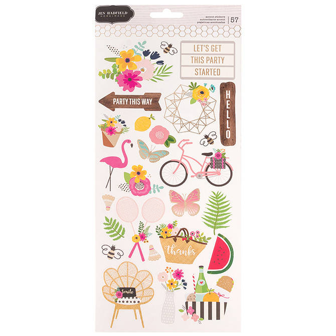 

Наклейки - Patio Party - Jen Hadfield - Gold Foil - (57 Pieces)