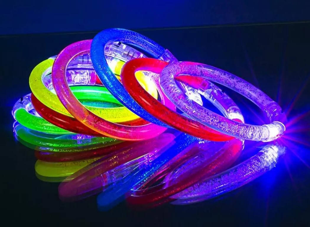 

Светящийся браслет с пузырьками