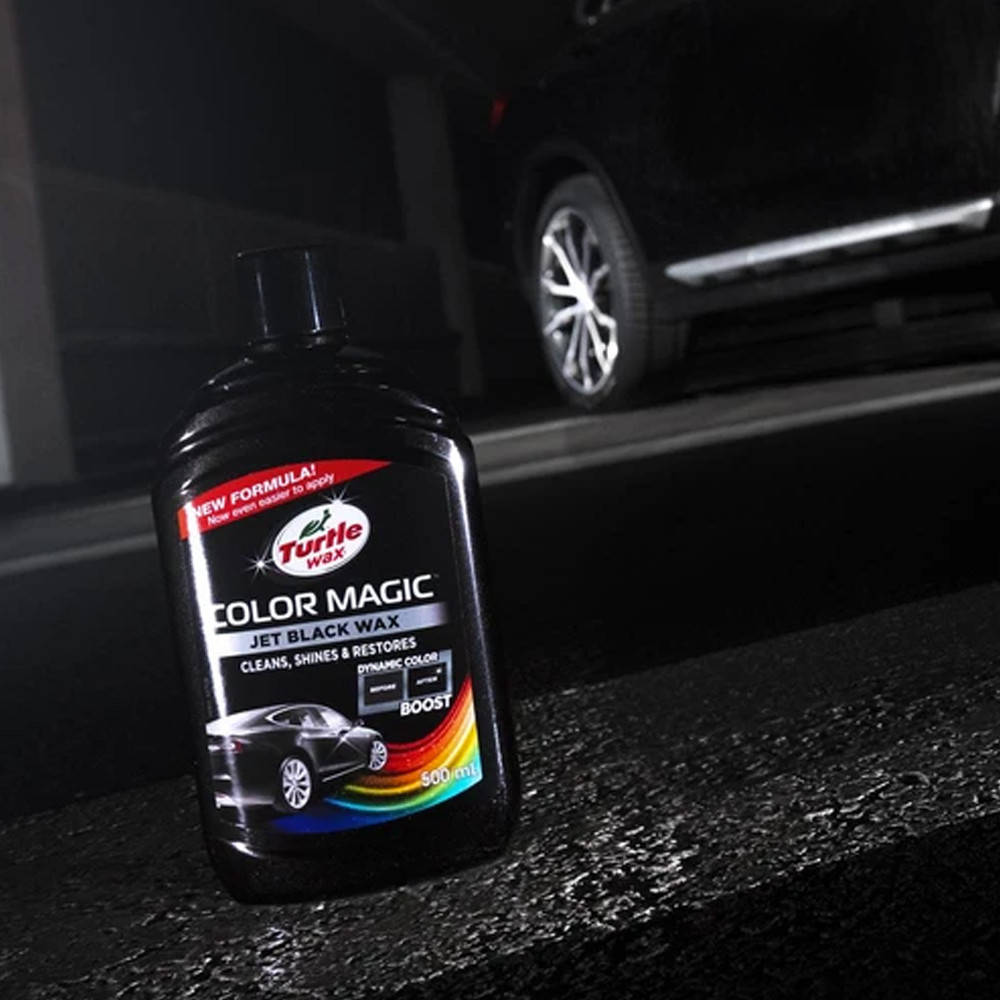 

Полироль кузова крем Turtle Wax Color Magic, черный, 500 мл