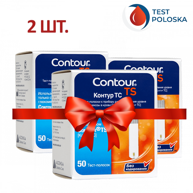 

Тест-полоски Contour TS №50 - 2 упаковки