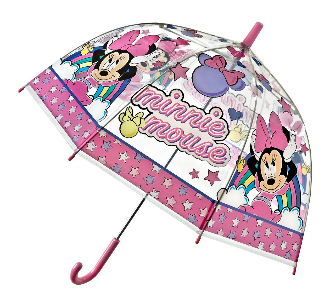 

Детский зонтик трость Минни Маус Minnie Mouse