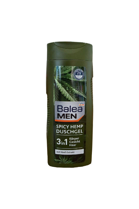 

Гель для душа BALEA Men 3 in1 Spicy Hemp 300мл