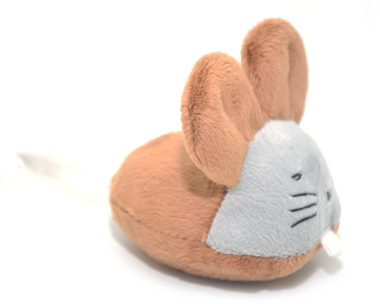 

Мягкая игрушка для котов и собак Мышка плюш коричневая